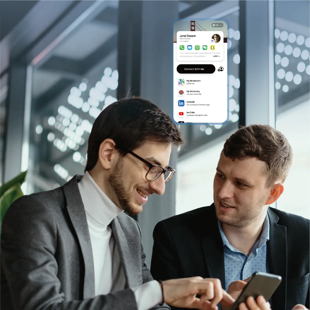 NFC tap-to-share in action